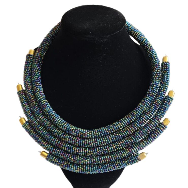 African Maasai Beaded Choker/Necklace