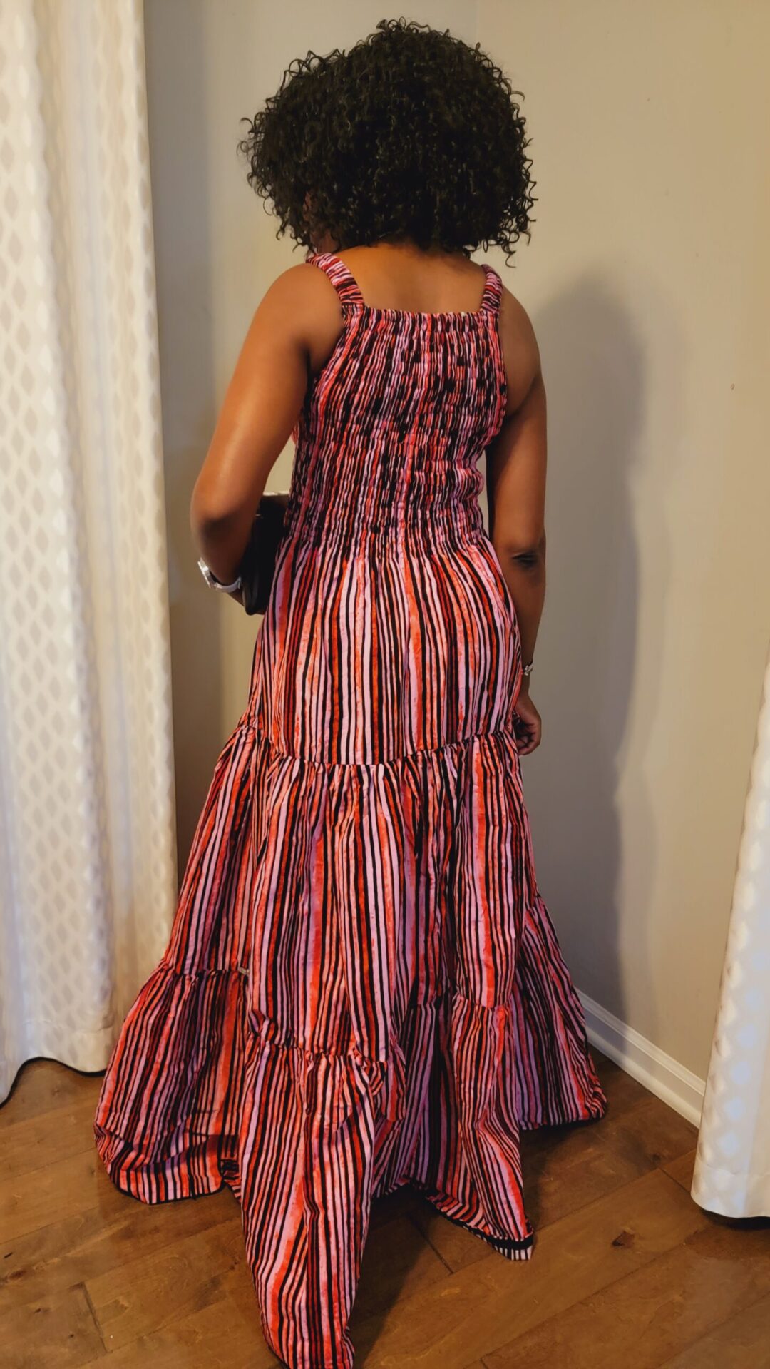 Women African Print Maxi Dress - Image 6