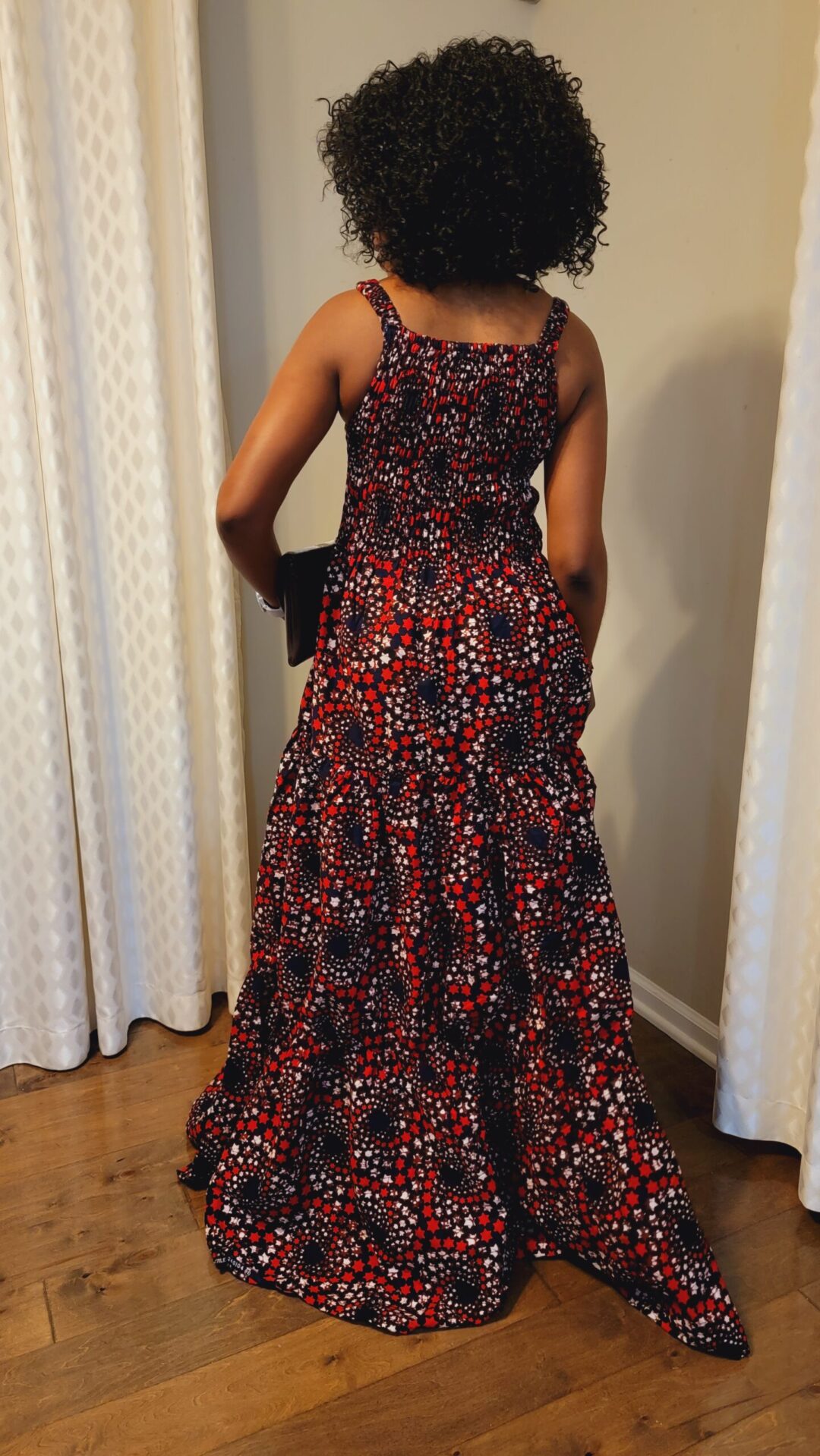 Women African Print Maxi Dress - Image 3