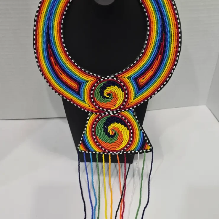 African Maasai Beaded Tribal Necklace