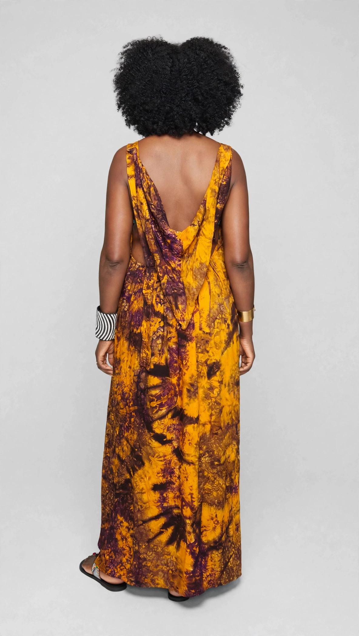 Hooded Tie-Dye Dera Maxi Dress - Image 5