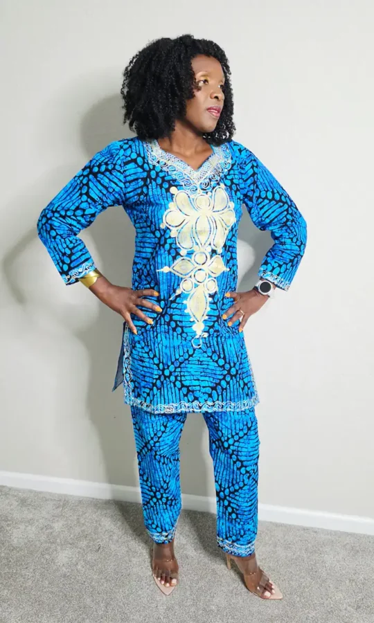 Women Embroidered 2 Piece Pants & Top