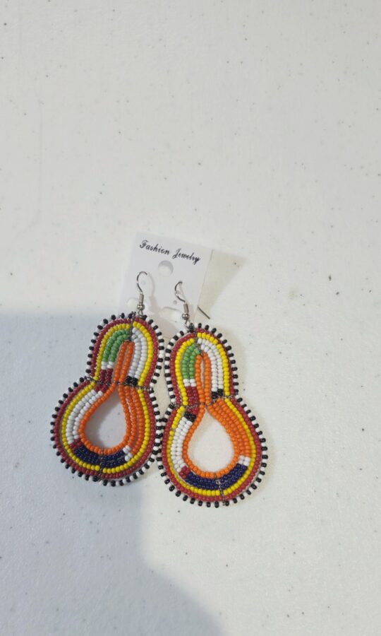 Maasai Beaded Infinity Earrings