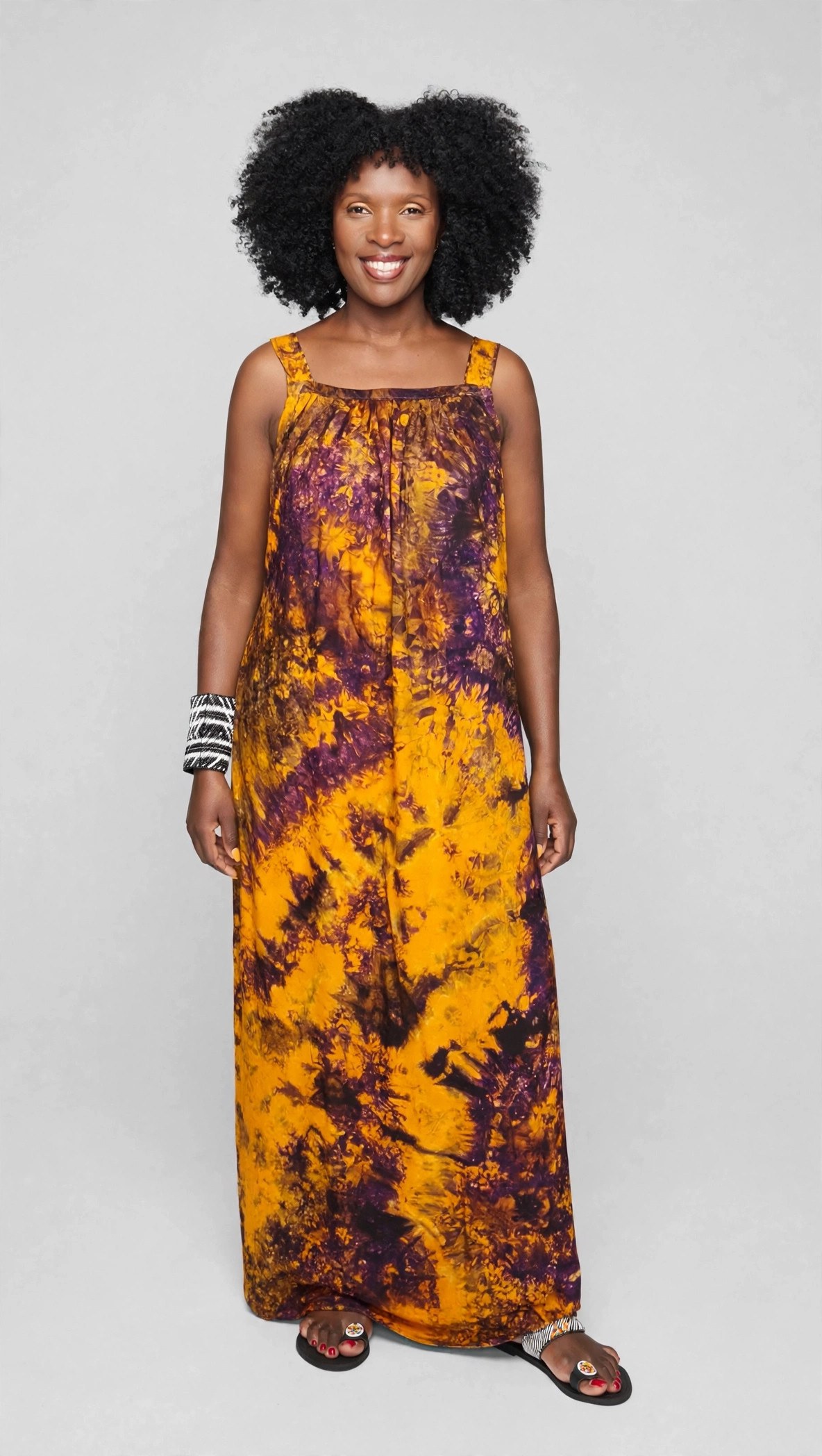 Hooded Tie-Dye Dera Maxi Dress - Image 6